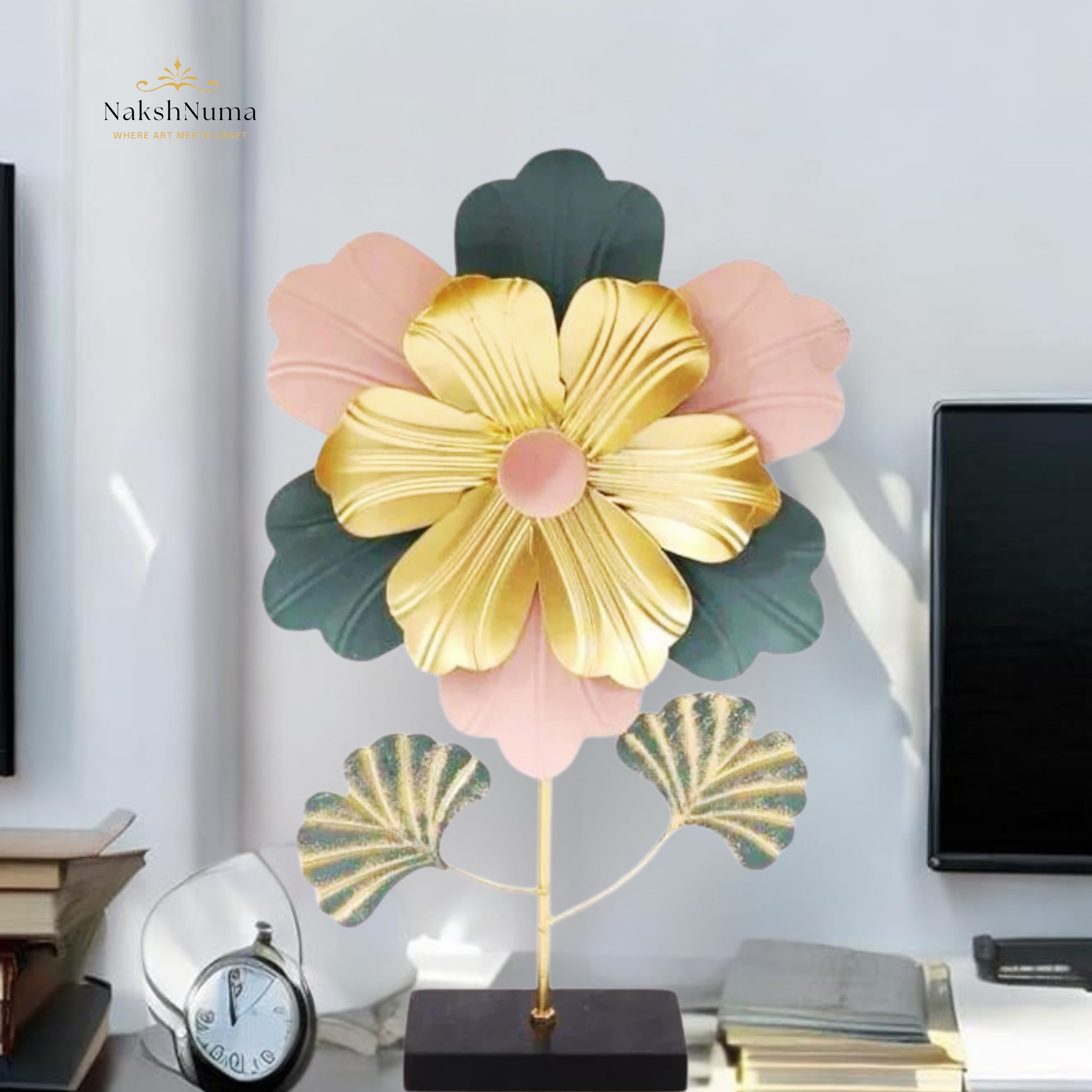 METAL FLOWER TABLE DECOR - Naksh Numa